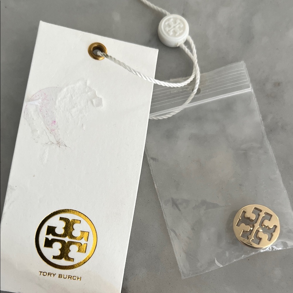 Tory Burch Gold Logo Button